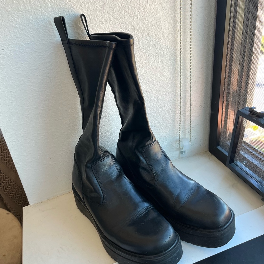 Vagabond Black Platform Boots